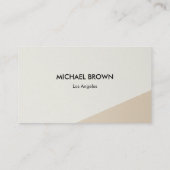 Minimal Fine Clothing Boutique Business Card  名刺 (裏面)
