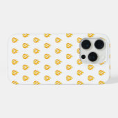 Minimal Fire Flame Icon Hot Lit Aesthetic Graphic iPhoneケース (裏面横)