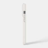 Minimal Flax Phone Case iPhoneケース (左側面)