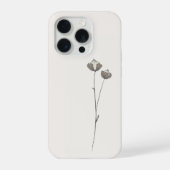 Minimal Flax Phone Case iPhoneケース (裏面)