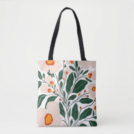 Minimal Floral Botanical Pattern Tote Bag トートバッグ