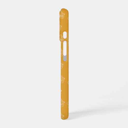 Minimal floral iPhone case 16ケース (左側面)