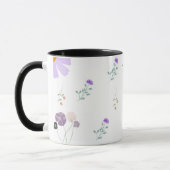 Minimal Floral Pattern Coffee Mug  マグカップ (左)