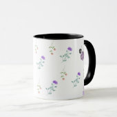 Minimal Floral Pattern Coffee Mug  マグカップ (正面右)
