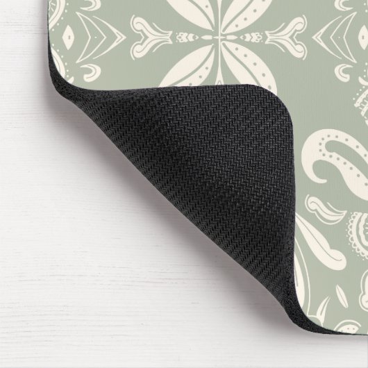Minimal Floral Pattern Mouse Pad マウスパッド (コーナー)