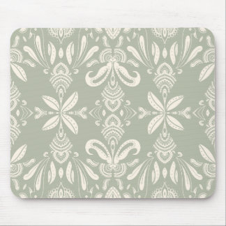 Minimal Floral Pattern Mouse Pad マウスパッド