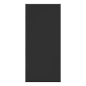 Minimal Floral Wreath Beauty Salon Black ラックカード (裏面)