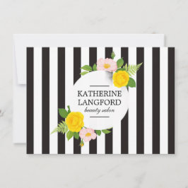 Minimal Floral Wreath Striped Gift Certificate