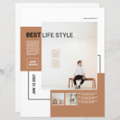 Minimal Flyer Template | Clean & Modern (正面/裏面)