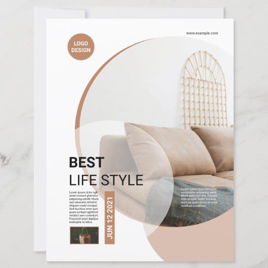 Minimal Flyer Template | Clean & Modern (裏面)