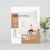 Minimal Flyer Template | Clean & Modern (スタンド正面)