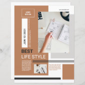 Minimal Flyer Template | Clean & Modern  (正面/裏面)