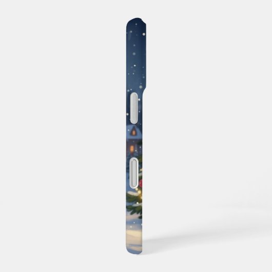 Minimal Forest Cat iPhone Case iPhone 16ケース (右側面)