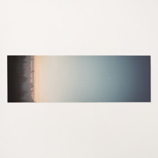 Minimal Forest Dawn ヨガマット (裏面(横))