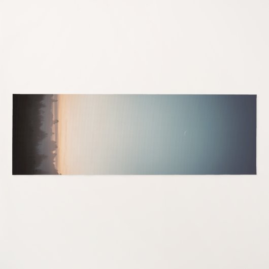 Minimal Forest Dawn ヨガマット (正面(横))