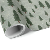 Minimal Forest Pattern Wrapping Paper ラッピングペーパー (ロールコーナー)