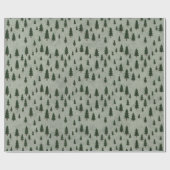 Minimal Forest Pattern Wrapping Paper ラッピングペーパー (フラット)