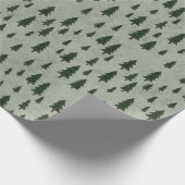 Minimal Forest Pattern Wrapping Paper ラッピングペーパー (角)