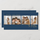 Minimal Four Photo シーズンカード (正面/裏面)