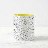 Minimal Fun SUPER POP! Popcorn Pun | Pop Art マグカップ (中央)