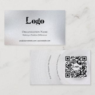 Minimal Fundraising Business Card 名刺