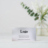 Minimal Fundraising Business Card 名刺 (スタンド正面)