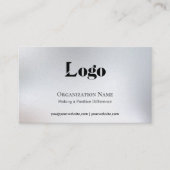 Minimal Fundraising Business Card 名刺 (正面)