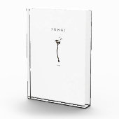 minimal fungi aesthetic line art nature concept de フォトブロック (右)