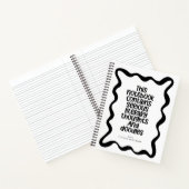 Minimal Funny Book Club Personalized Name Year ノートブック (内部)