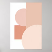 Minimal Geometric Balance Abstract ポスター (正面)