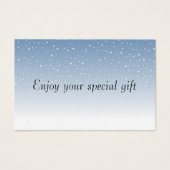 Minimal Gift Certificate Card for Small Businesses (正面)