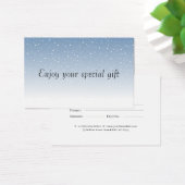 Minimal Gift Certificate Card for Small Businesses (デスク)