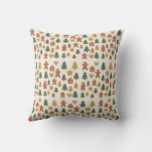 Minimal Gingerbread Pattern クッション (裏面)