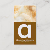 Minimal Gold Branding 名刺 (正面)