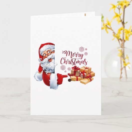 Minimal Golden Christmas Tree Card | Elegant Holid カード (黄色い花)