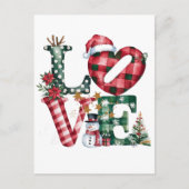 Minimal Golden Christmas Tree Card | Elegant Holid ポストカード (正面)