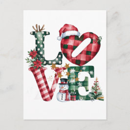 Minimal Golden Christmas Tree Card | Elegant Holid ポストカード