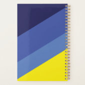 Minimal Gradient Notebook – Yellow & Blue Theme プランナー手帳 (裏面)