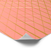 Minimal Gradient Pattern. Duo Tone Cover Design. G ポスター (角)