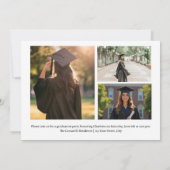 Minimal Graduation Announcement 招待状 (裏面)