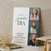 Minimal Graduation Era Then & Now Photos Grad 招待状