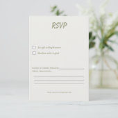 Minimal Graduation RSVP Card Template サンキューカード (スタンド正面)