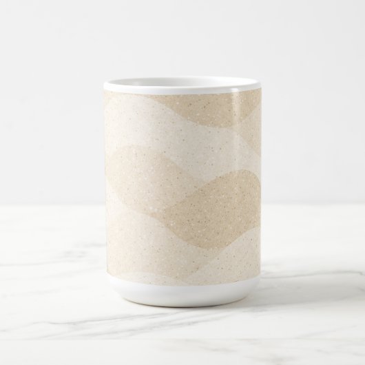 Minimal Grain Texture ,Soft, Neutral pattern コーヒーマグカップ (中央)