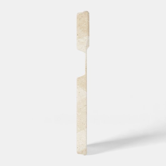 Minimal Grain Texture ,Soft, Neutral pattern iPhoneケース (右側面)