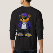 Minimal Graphic Sweatshirt – Premium Casual Street スウェットシャツ (裏面)