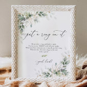 Minimal Greenery Put A Ring On It Sign 台座サイン