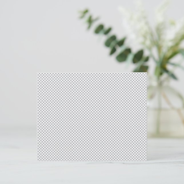 Minimal Grey Polka Dot Pattern  (スタンド正面)