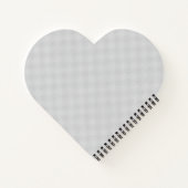 Minimal Grey Polka Dot Pattern  ノートブック (裏面)