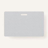 Minimal Grey Polka Dot Pattern  バッジ (裏面)