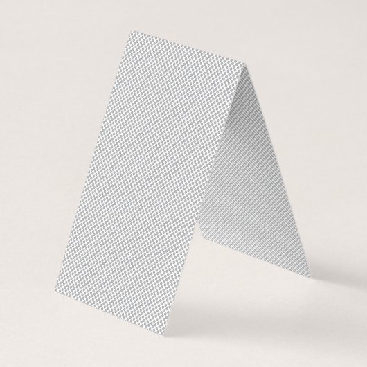 Minimal Grey Polka Dot Pattern 名刺 (裏面)